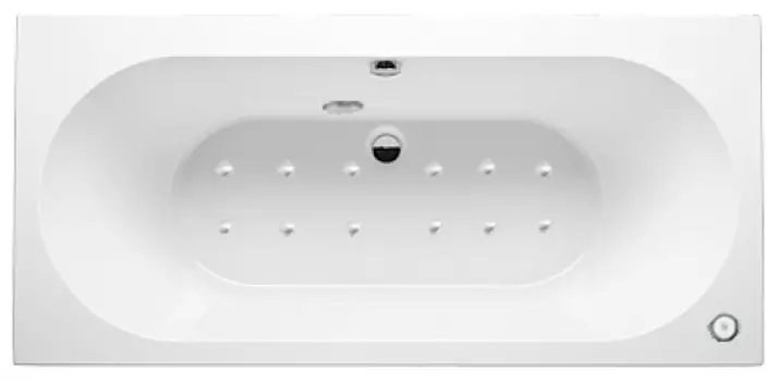 Аэромассаж Riho Carolina Yan Pool Ideal AM с электроуправлением, хром/плоская форсунка