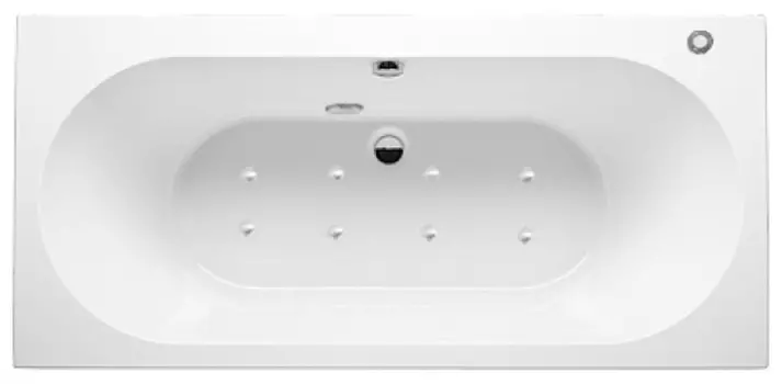 Аэромассаж Riho Carolina Yan Pool Relax AM с пневмоуправлением, белый