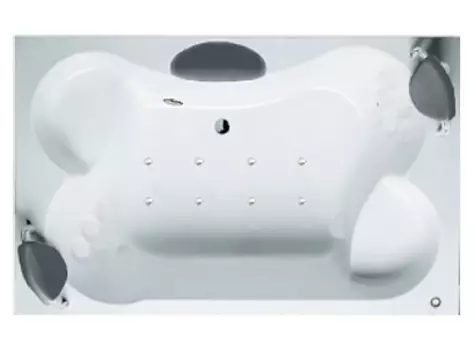 Аэромассаж Riho Claudia Yan Pool Relax AM с пневмоуправлением, белый