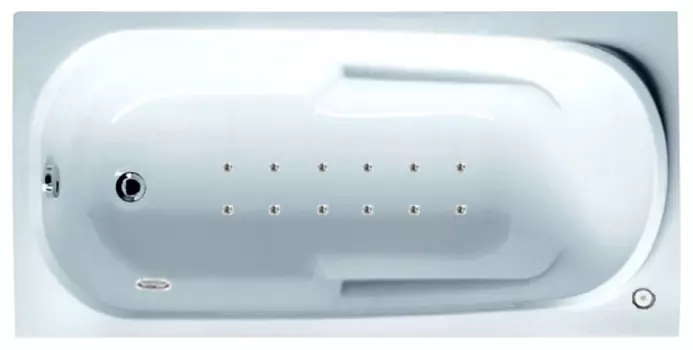 Аэромассаж Riho Columbia Yan Pool Ideal AM с электроуправлением, белый