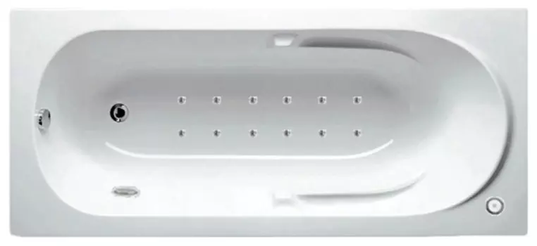 Аэромассаж Riho Future Yan Pool Ideal AM с электроуправлением, белый