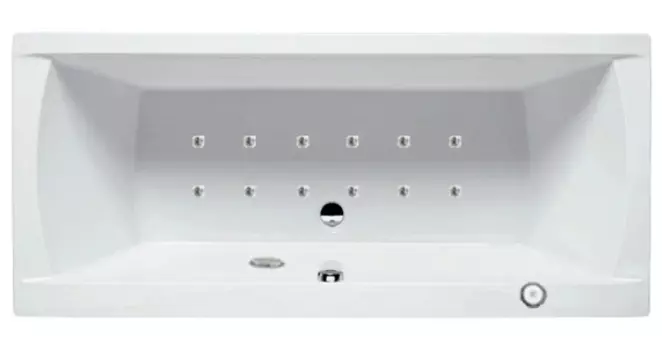 Аэромассаж Riho Julia Yan Pool Ideal AM с электроуправлением, белый