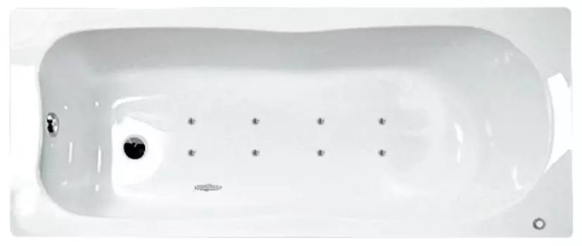 Аэромассаж Riho Klassik Yan Pool Relax AM с пневмоуправлением, бронза