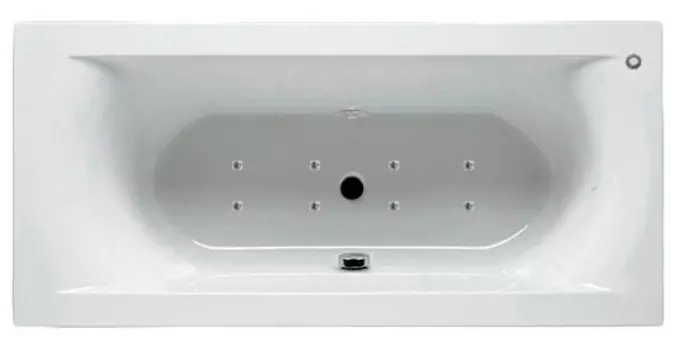 Аэромассаж Riho Lima Yan Pool Relax AM с пневмоуправлением, хром