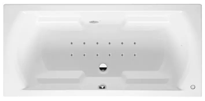 Аэромассаж Riho Livorno Yan Pool Ideal AM с электроуправлением, хром/плоская форсунка