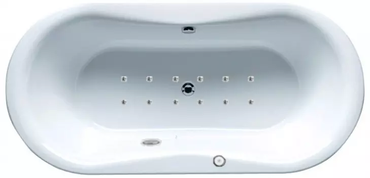 Аэромассаж Riho Lugano Yan Pool Ideal AM с электроуправлением, бронза