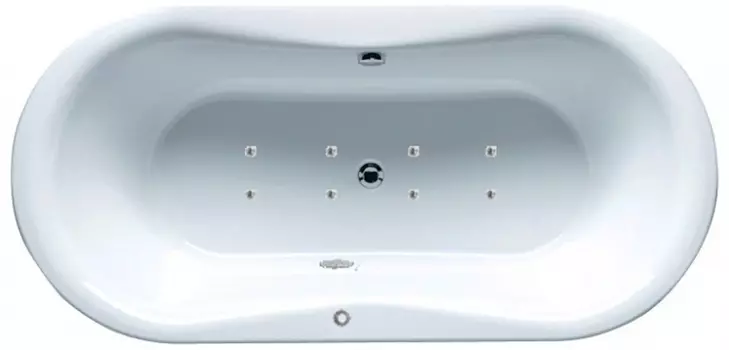 Аэромассаж Riho Lugano Yan Pool Relax AM с пневмоуправлением, золото