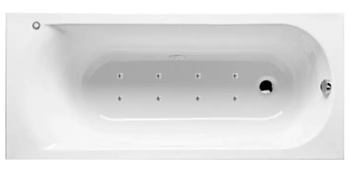 Аэромассаж Riho Miami Yan Pool Relax AM с пневмоуправлением, белый