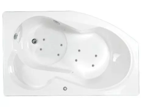 Аэромассаж Riho Nora Yan Pool Relax AM с пневмоуправлением, хром/плоская форсунка