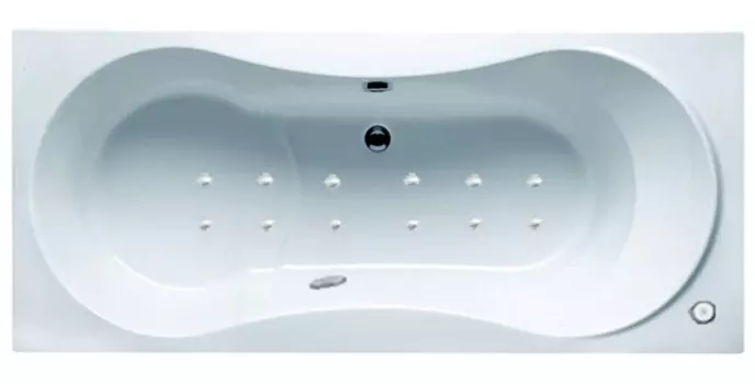 Аэромассаж Riho Tofield Yan Pool Ideal AM с электроуправлением, хром/плоская форсунка