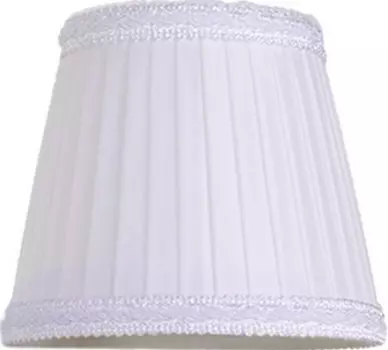 Абажур Tiffany World TW 11 белый с белым кантом TW11-01bi