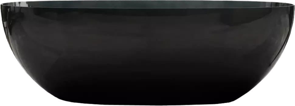 Акриловая ванна Abber Kristall Onyx 165х78 см, черная AT9701Onyx