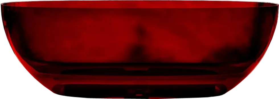 Акриловая ванна Abber Kristall Rubin 170х75 см, красная AT9703Rubin