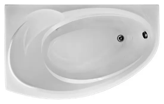 Акриловая ванна Bas Фэнтази 150 см L с каркасом