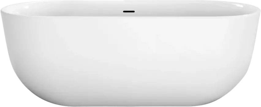 Акриловая ванна BelBagno BB706-1700-770 170x75 см, отдельностоящая, овальная, со сливом-переливом, с донным клапаном