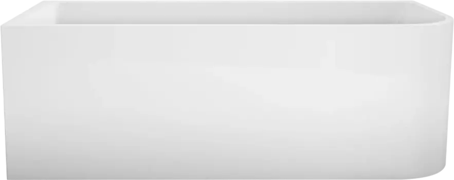 Акриловая ванна BelBagno BB712-1500-730-L 150x75 см, с ножками, со сливом-переливом, с донным клапаном, асимметричная