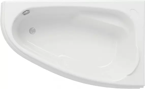 Акриловая асимметричная ванна Cersanit Joanna 140x90 R ультра белый 63335