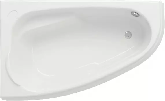 Акриловая асимметричная ванна Cersanit Joanna 160x95 L белый 63338