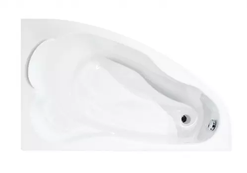 Акриловая ванна Creto Glaze 140х90 см левая 16-14090L