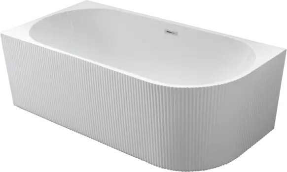 Акриловая ванна Esbano Bagama правая 170x80 см, с ножками, со сливом-переливом, с донным клапаном Bagama (right)