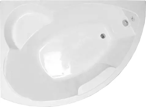 Акриловая ванна Radomir Алари с экраном, левая 2-01-0-1-1-218