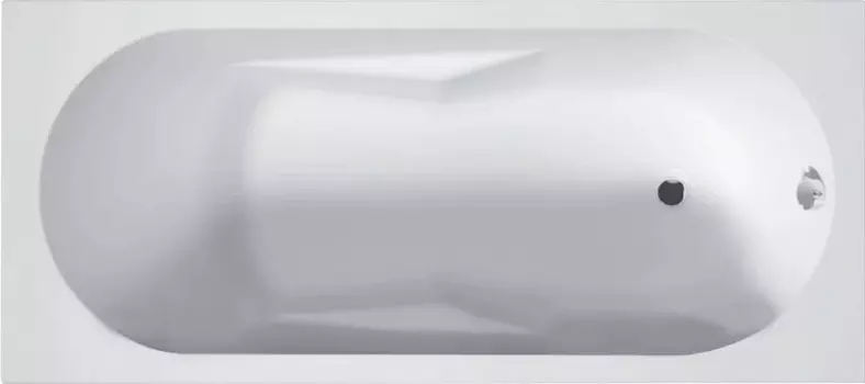 Акриловая ванна Riho Bathtubs Lazy B081001005 без опоры 180x80 см, еurowhite