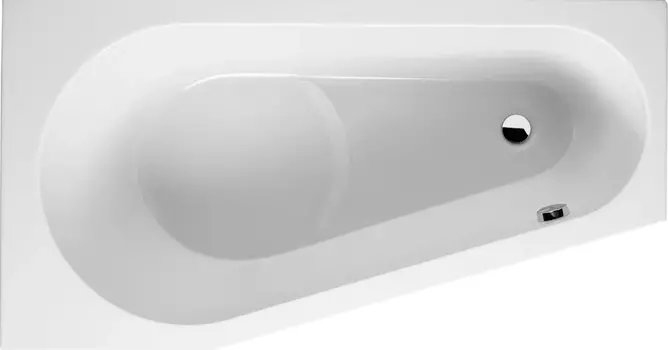 Акриловая ванна Riho Delta B066001005 R без опоры 150x80 см, угловая, асимметричная