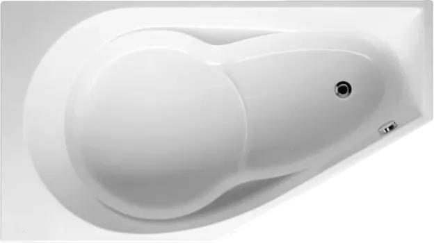 Акриловая ванна Riho Yukon B008001005 R без опоры 160x90 см, угловая, асимметричная