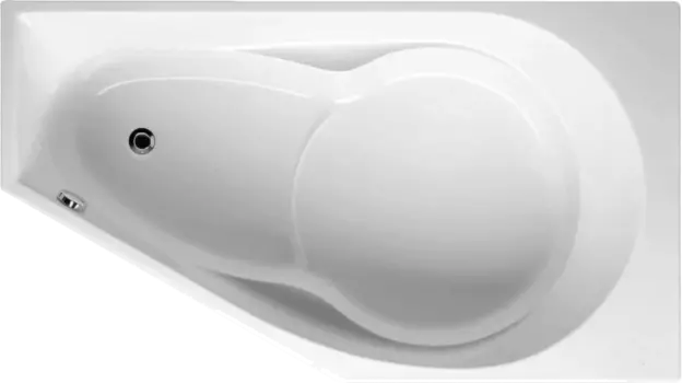 Акриловая ванна Riho Yukon Winnipeg B009001005 L без опоры 160x90 см, угловая, асимметричная
