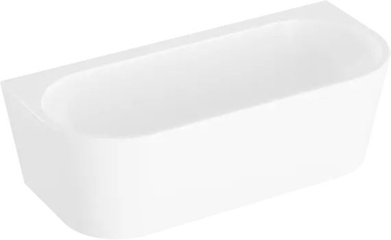 Акриловая ванна VitrA Geo 65420006000 180x80 см, отдельностоящая, овальная, со сливом-переливом