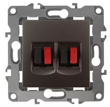 Аудиорозетка двойная ЭРА 12 12-3112-13