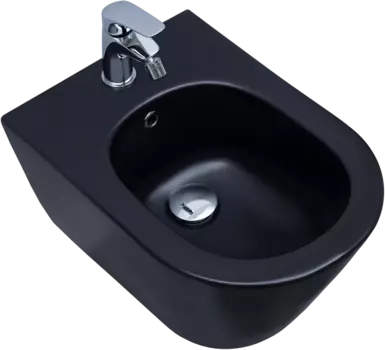 Биде подвесное Aquanet Lake 316464 черный матовый