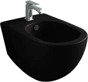 Биде подвесное ArtCeram File 2.0 FLB001 черное матовое FLB001 17 00/ FLB001 17 30