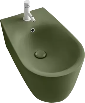 Биде подвесное Kerasan Nolita 532511*1 verde muschio