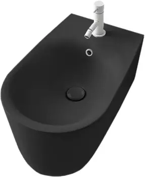 Биде подвесное Kerasan Nolita 55х35 см черное 532531*1