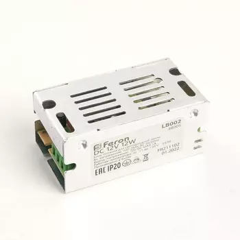 Блок питания для светодиодной ленты Feron LB002 12V 12W IP20 1A 48005 /48005