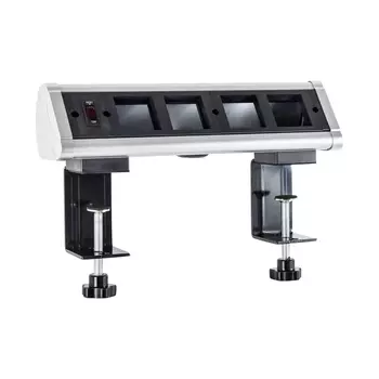 Блок розеточный настольный 4 модуля Ecoplast LUK 70314 /70314