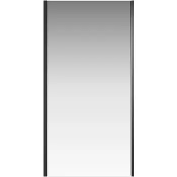 Боковая перегородка Creto Astra 121-SP-900-C-B-6 стекло прозрачное профиль черный, 90х195см