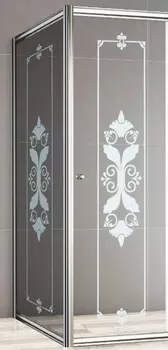 Боковая стенка Cezares Giubileo-Fix-90 стекло с узором, хром GIUBILEO-FIX-90-SCORREVOLE-CP-Cr
