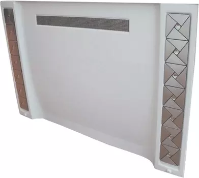 Боковой экран Radomir Хельга 2 с декоративной вставкой Swarovski и вставками Арт-мозаика, левый 1-31-0-1-0-045