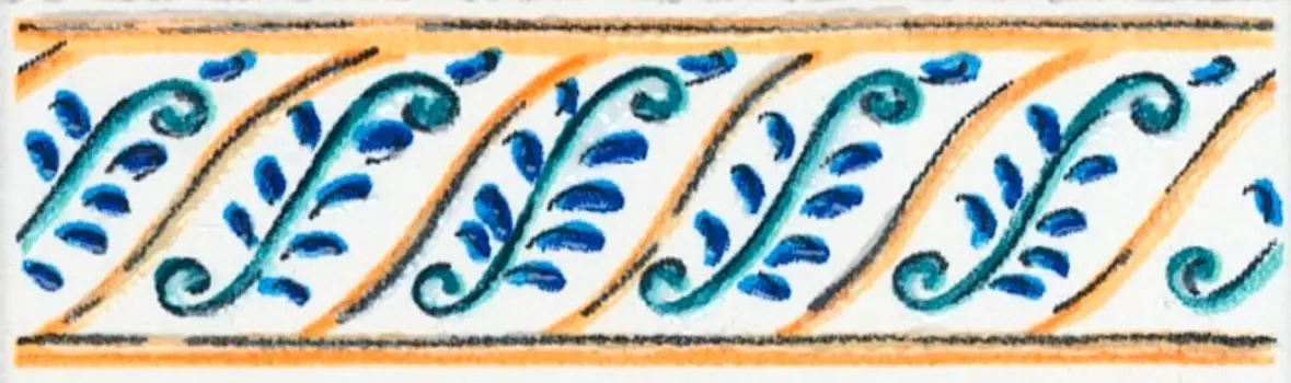 Бордюр Kerama Marazzi Капри майолика STGA4931146