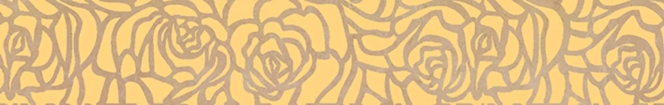 Бордюр Laparet Serenity Rosas 6х40 коричневый