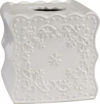 Бокс для салфеток Creative Bath Ruffles RUF58WH