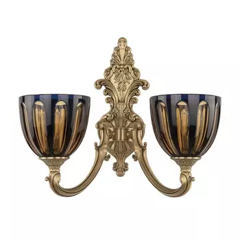 Бра Bohemia Ivele 7209B14/2/175 FP P1 U Amber-Blue/H-1H