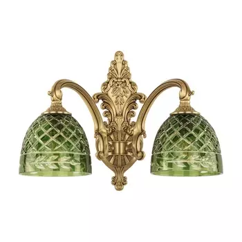 Бра Bohemia Ivele 7209B15/2/175 FP P1 D Clear-Green/H-1J