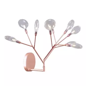 Бра Crystal Lux Evita AP9 copper/transparent