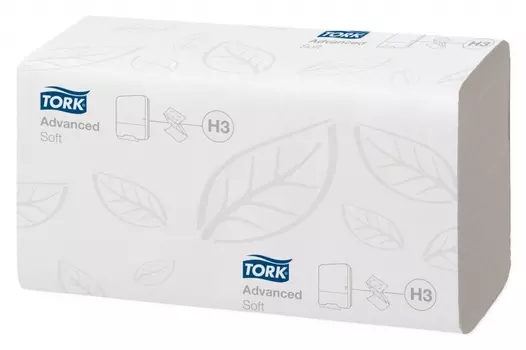 Бумажные полотенца Tork Singlefold 290184 H3 (Блок: 20 уп. по 200 шт.) 290184-00