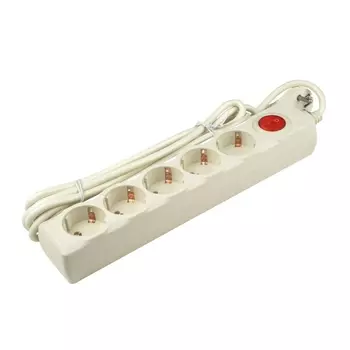 Cетевой фильтр (UL-00001745) 5гн х 3м с/з Uniel Universal S-GSU5-3 Ivory