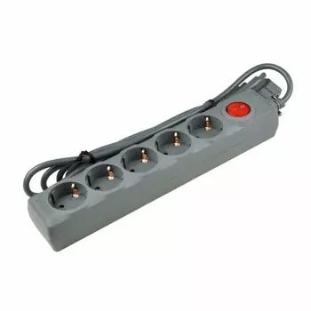 Cетевой фильтр (UL-00001746) 5гн х 3м с/з Uniel Universal S-GSU5-3 Grey