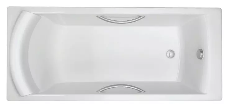 Чугунная ванна Jacob Delafon Biove E2938 с ручками E2938-00